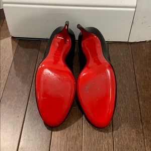 Christian Louboutin All black pumps 100mm